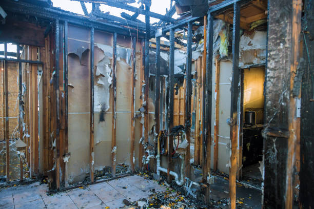 Professional Soot Cleanup technician working in Jefferson, OH